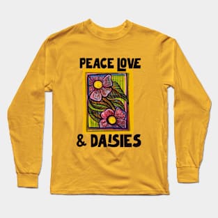 Peace love and Daisies Long Sleeve T-Shirt